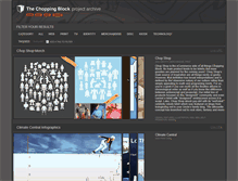 Tablet Screenshot of portfolio.choppingblock.com